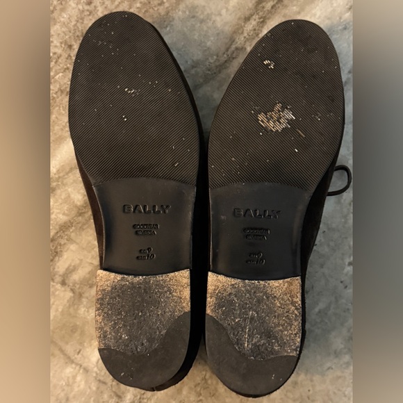 BALLY PATHY PLUME BROWN SUEDE BOAT SHOES 10 US $720 MOCCASINS FLATS